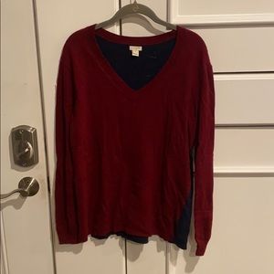 J Crew Two Color Sweater